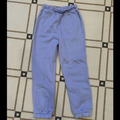 So Cute, Tags On, Never Worn Zara Cotton Sweatpants For Spring, Zara Sweatpants For Spring Loungewear, Zara Casual Relaxed Fit Sweatpants, Zara Tapered Leg Loungewear Pants, Zara Full Length Loungewear Pants, Blue Zara Pants For Loungewear, Zara Cotton Loungewear Pants, Elegant Purple Zara Bottoms, Zara Cotton Lounge Pants