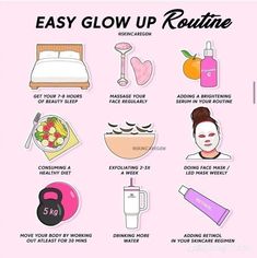 Glow Up Routine, Face Skin Care Routine, Healthy Skin Tips, For Glowing Skin, Body Care Routine