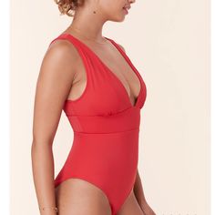 Best Selling Mykonos Swimsuit By Andie Swim. Full Back Coverage. Deep V With Wide Shoulder Straps. Removable Padding. Nice Compression For Flattering Fit. Perfect Shade Of Red. Just Never Wore And Partial To 2 Pieces. Red V-neck Summer Swimwear, Chic Red Bodysuit For The Beach, Red V-neck Bodysuit For Beach Season, Red V-neck Bodysuit For The Beach, Red V-neck Bodysuit For Vacation, Chic Red Lined Swimwear, Studio Images, Comfortable Swimwear, Narrow Hips