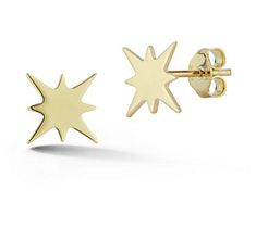 Bam! Pop! Kapow! These fun studs make a bold statement while adding a little 14K gold shine to any look. From Luminosa Gold. Jewelry Earrings, Yellow Gold, Stud Earrings, Gold