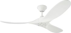 a white ceiling fan on a white background