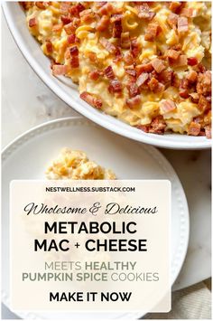 This easy, blood sugar-friendly mac and cheese recipe is a game-changer! No boiling required. Plus, get a bonus Pumpkin Spice Cookie recipe with a cinnamon glaze to welcome Fall! Subscribe for more healthy comfort food every week.