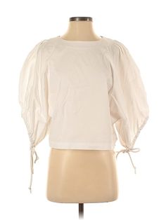 7 For All Mankind 3/4 Sleeve Blouse Size: X-Small Tops - used. 72% COTTON, 23% POLYESTER, 5% SPANDEX | 7 For All Mankind 3/4 Sleeve Blouse: Ivory Tops - Size X-Small White Half Sleeve Blouse For Spring, Cream 3/4 Sleeve Tops For Spring, White 3/4 Sleeve Blouse For Fall, Cream Cotton Tops With 3/4 Sleeve, White 3/4 Sleeve Blouse For Spring, White 3/4 Sleeve Tops For Spring, Cream Half Sleeve Tops For Spring, Ivory Tops, Small Tops