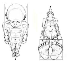 three different views of the human body, including one man's head and torso