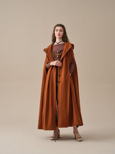 Witch Cloak, Wool Cloak, Cape Cloak, Cloak Coat, Chunky Knits, Fantasy Clothing, Fantasy Fashion, Character Outfits, Cloak