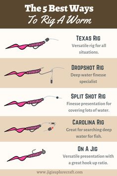 the best ways to rig a worm