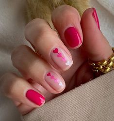 Nailinspo Nailart, Valentine Nail, Nail Designs Ideas, Cute Short Nails, Stylist Fashion, Subtle Nails, Nail Designs Valentines, Short Square Nails