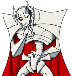 an image of a cartoon character dressed in white and red