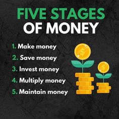 the five stages of money that you can use to make money in your home or business