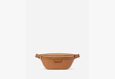 Hudson Belt Bag | Kate Spade New York Leather Belt Bag With Gold-tone Hardware For On-the-go, Leather Belt Bag With Gold-tone Hardware In Pouch Shape, Leather Belt Bag With Gold-tone Hardware, Casual Kate Spade Leather Bags, Casual Leather Bag With Removable Belt, Casual Brown Kate Spade Bag, Busy Life, Travel Light, Kate Spade Bag