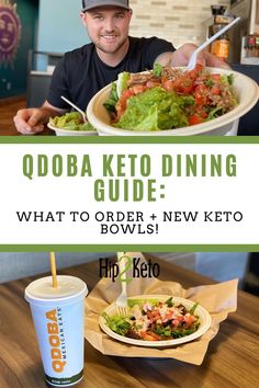 Next time you eat at Qdoba Mexican Food on a keto diet, check out our list of low-carb menu items. Also check out Qdoba's new keto bowls for 2024! Keto Bowls, Keto Basics, Low Sugar Drinks, Keto Restaurant, Low Carb Menus, Chicken Protein, Protein Bowls, Low Carb Drinks, Keto Tips