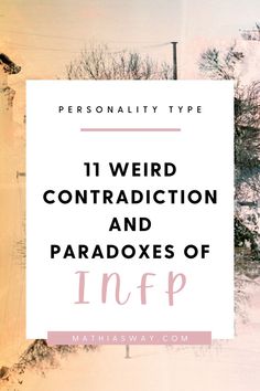 People say that INFP are living contradictions. What what INFP contradicting traits do they possess? Let's find out.

#INFP #MBTI #introvert Value Relationships, Funny Creatures, To Be Understood, What What, Infp T