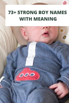 Looking for strong boy names with meaning? These bold, tough, and STRONG baby boy names are perfect! I am obsessed with these handsome boy names perfect for you little angel