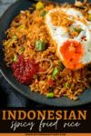 Malaysian Fried Rice, Flavourful Rice Recipes, Indonesian Fried Rice Recipe, Flavourful Rice, Asian Fried Rice, Gym Recipes, Spicy Fried Rice, Street Food At Home