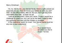 a letter from santa claus to someone who is not in the holiday spirit or christmas tree