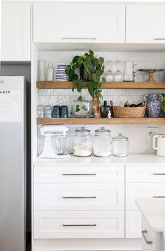 the kitchen is clean and ready for us to use