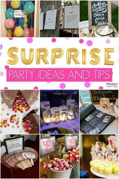 surprise party ideas and tips for kids