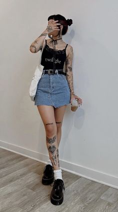 Goth Summer Outfits, Summer Goth Outfits, Fun Office, Fall Ootd, Spooky Party, Alt Outfits, Festival Looks, Trendy Fall, Goth Outfits