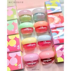 Cute Makeup Products Packaging Korean Beauty, Makeup Collection Goals, Soft Makeup Looks, Lip Balm Set, Makeup To Buy