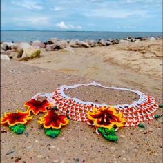 Set Necklace, Earrings And Bracelet. Color: White, Green, And Red. Mexican Jewelry. Colorful Beaded White Jewelry For Festivals, White Jewelry With Colorful Beads For Festival, Festival White Jewelry With Colorful Beads, Adjustable White Beaded Bracelets With Dangling Beads, Traditional Orange Jewelry For Beach, Traditional Orange Beach Jewelry, Beach Jewelry With Colorful Beads In Red, Red Jewelry With Colorful Beads For The Beach, Beach Red Jewelry With Colorful Beads