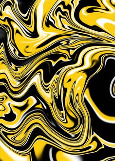 an abstract yellow and black background