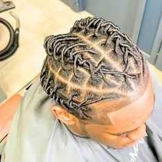 locs hairstyle on Men Locs Hairstyles For Men, Black Men Hair, 4c Hair Growth, Barrel Twist, Mens Twists Hairstyles, Dreadlocks Hairstyles, Black Boys Haircuts, Back Braid, Two Strand Twists