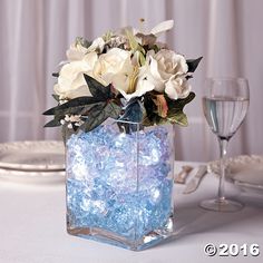 Use these underwater LED lights to create unique centerpieces for any event. Add these battery-operated tealights to bowls or vases of water for an elegant ... Disney Frozen Wedding Centerpieces, Princess Ariel Table Centerpiece, Quinceñera Centerpieces Blue Light Purple, Floating Water Candles, Sweet 16 Cinderella Theme, Butterfly Quinceanera Theme, Baby Blue Quinceanera, Light Blue Quince, Cinderella Quinceanera Themes