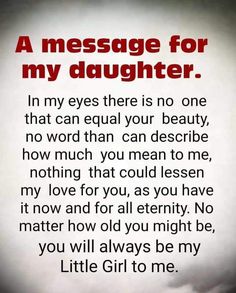 a message for my daughter on her birthday