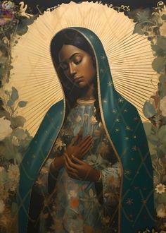 Immaculate Mary, Mary Mother Of Jesus, The Virgin Of Guadalupe, Divine Essence, Marian Apparition, Catholic Wall Art