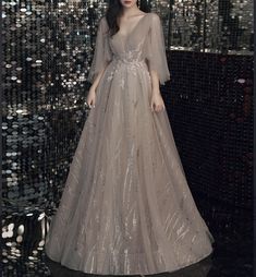 Long Dress Glamour, Rin Soma, Gaun Tulle, Gaun Koktail, Long Ball Gown, Tulle Evening Dress, Long Evening Dress, Evening Dress Fashion, فستان سهرة