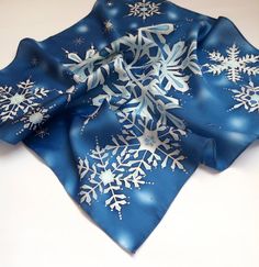 Silk scarf hand painted , Christmas gift silk scarf handpainted , bandana, blue scarf, winter gift, for women , scarf square snowflake Take a look at our wonderful batik scarves; once you do, you wont refuse one. They are made of natural silk, one of the most exquisite and elegant fabrics Artistic Hand Painted Scarves For Gifts, Hand Painted Silk Scarves For Gifts, Hand Painted Silk Scarves For Gift, Silk Hand Painted Scarves As Gifts, White Hand Painted Silk Scarf Gift, Elegant Hand Dyed Scarves For Gifts, Elegant Hand Dyed Scarf As Gift, Elegant Hand Painted Scarves As Gift, Elegant Hand Painted Scarf As Gift