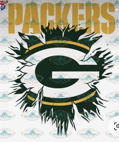 the green bay packers logo on a white background