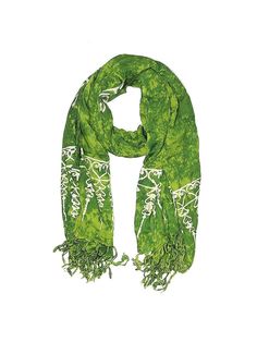 Assorted Brands Scarf Size: One Size Accessories - used. 100% Rayon | Scarf: Green Accessories Lime Green Printed Scarf, Green Accessories, Branded Scarves, Green Scarf, Scarf Accessory, Women Handbags, Women Accessories, Handbags, For Women