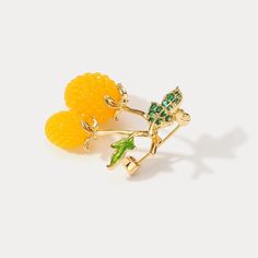 This pretty brooch is a perfect way to brighten up any look! With its petite yellow raspberry shape, it'll add a sweet and playful touch to your ensemble. You won't want to unpin this delightful little piece of sunshine! DETAILS   Materials: Alloy, Enamel Size: 1.42"*1.10"(3.6cm*2.8cm) Weight:  6g Yellow Enamel Brooches For Gifts, Yellow Raspberry, Yellow Raspberries, Cinderella Pumpkin, Blue Morpho Butterfly, Morpho Butterfly, Unique Gift Wrapping, Blue Morpho, Butterfly Gifts