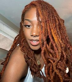 Pretty Hair Color, Afro Punk, Locs Hairstyles, Ginger Hair, Hair Journey, Afro Hairstyles, Black Girls Hairstyles