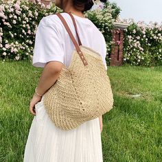 SPECIFICATIONS Casual Large Capacity Straw Shopping Tote Bag Hollow Woven Women Shoulder Bags Summer Beach Travel Lady Wicker Knitted Handbag tote bag: women straw tote bag shoulder bag: large capacity shoulder bag design bag: shopping design bag Types of bags: Shoulder & Handbags Style: Bohemian Shape: Casual Tote Place Of Origin: SHAN DONG Province Place Of Origin: SHAN DONG Province Pattern Type: Knitting Origin: Mainland China Occasion: Versatile Number of Handles/Straps: two Main Material: Summer Beach Bag, Straw Tote Bag, Straw Handbags, Straw Bags, Straw Tote, Jute Bags, Knitted Throws, Shopping Tote Bag, Casual Tote