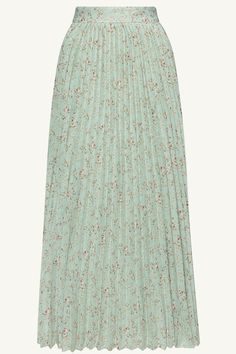 Satin Pleated Skirt, Soft Sage Green, White Dress Formal, Dresses Flowy, Nikkah Dress, Floral Maxi Skirt, Engagement Dresses, Bamboo Silk, Dress Satin