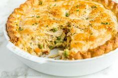 Natasha Kitchen, Easy Chicken Pot Pie Recipe, Best Chicken Pot Pie, Homemade Chicken Pot Pie, Chicken Pot Pie Recipe, Pot Pie Recipe, Easy Chicken Pot Pie, Chicken Pie, Cooking Chicken To Shred