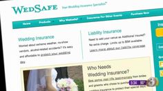 the website for wedsafe is displayed on a computer screen