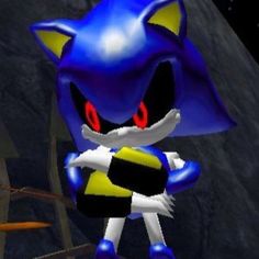 sonic the hedgehog is holding something in his hand