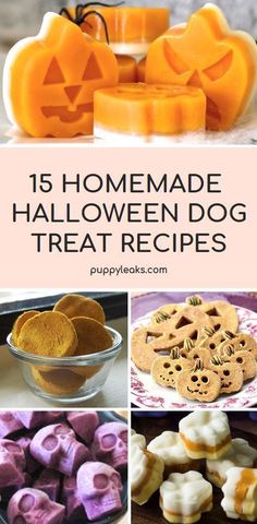 homemade halloween treat recipes with pumpkins and cookies