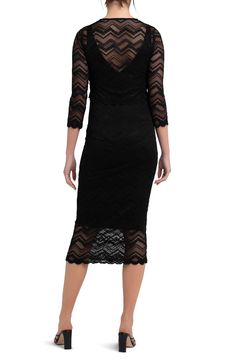 A midi-length dress swathed in delicate lace is thoughtfully designed with integrated panels for discreet nursing access. Jewel neck Three-quarter sleeves Partially lined 92% nylon, 8% elastane Hand wash, line dry Imported Maternity Nursing Dress, Summer Wardrobe Essentials, Wedding Guest Shoes, Nursing Dress, Maternity Nursing, Sports Blazer, Made Clothing, Jewel Neck, Midi Length Dress