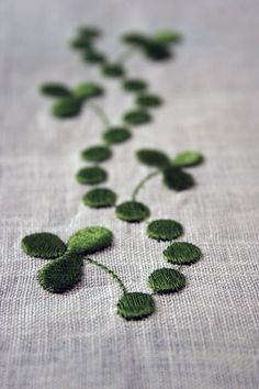 a close up of a cell phone with leaves on it