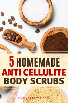 This blog post will outline 5 recipes for homemade cellulite body scrub. It's important to have healthy skin, and this is one way you can do it! Keep reading on how to make your own natural beauty treatment with coffee grounds, coconut oil, olive oil, sugar and more. Homemade Exfoliating Scrub, Homemade Scrubs, Cypress Oil, Cypress Essential Oil, Natural Beauty Treatments, Homemade Scrub, Cosmetica Natural, Grapefruit Oil