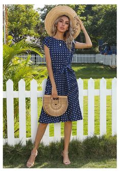 POLKA DOT POSH Waistband Pattern, Modest Summer Dresses, Polka Dot Shorts, Midi Short Sleeve Dress, Pleated Midi Dress, Womens Midi Dresses, Polka Dot Dress, Printed Maxi Dress, Summer Dresses For Women