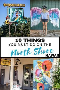 the top ten things you must do on the north shore in hawaii, including angel wings