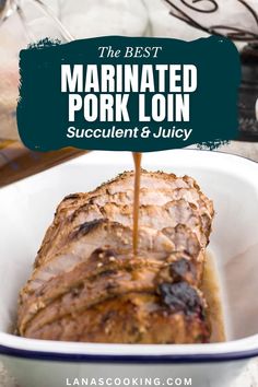 the best marinated pork lon is so delicious and easy to make