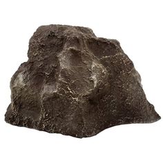 a rock is shown against a white background