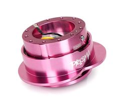 the pink aluminum hubs are attached to each other