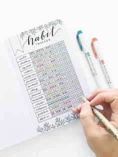 bullet journal pixel habit tracker layout | bullet journal page ideas inspiration | bujo planner | doodles |organize your life | How to start a bullet journal monthly spread | bullet journal pixels template | bullet journal organization hacks Bullet Journal For Beginners, Journal Organization